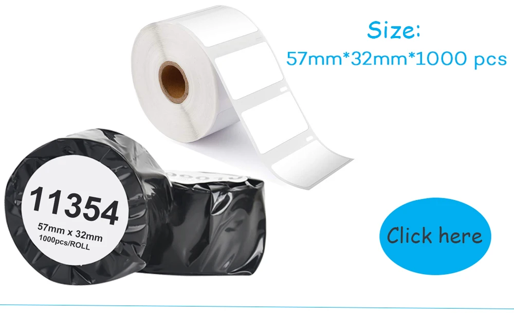 CIDY 1 совместимые рулоны Dymo LW 11352 этикетки 54 мм* 25 мм 500 этикетки для LabelWriter 400 450 450 турбо принтер Seiko SLP 440 450