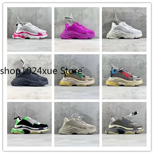 

2021 Summer New Men Women Sports Shoes generation Air Mesh Breathable Casual Running Sneakers Triple S Soft Shoes