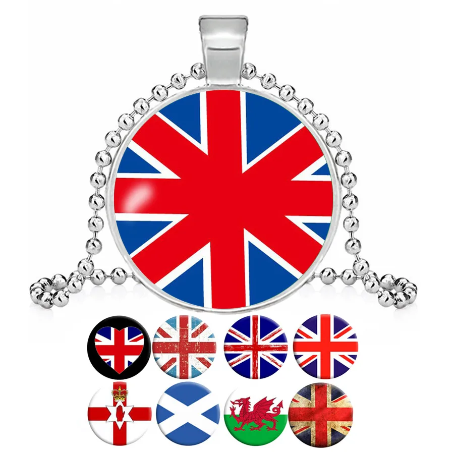 Ожерелье с Британским национальным флагом английское ожерелье шотландское