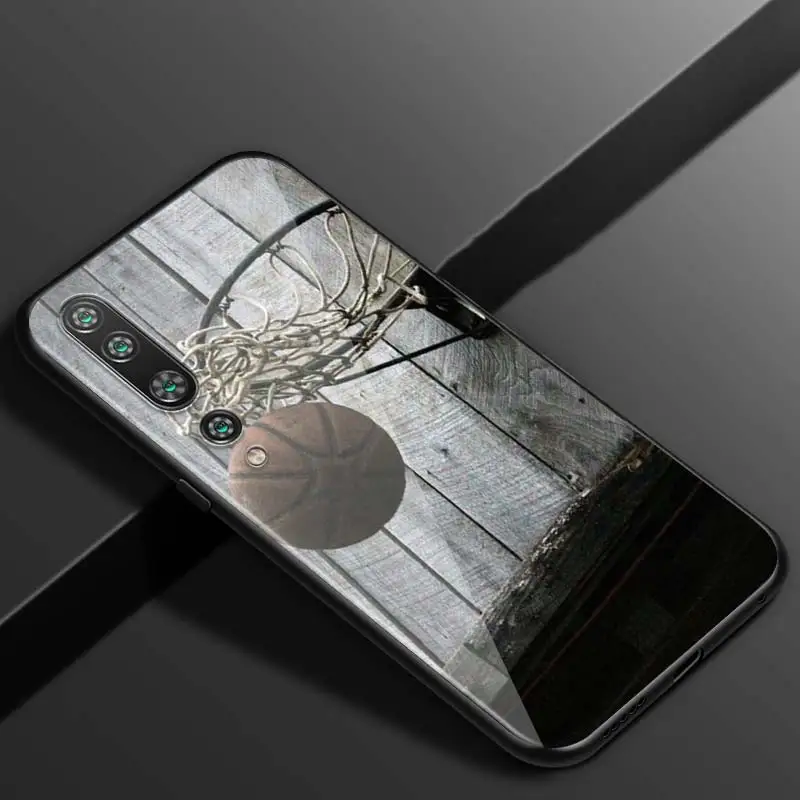 

Cool basketball Fashion For Xiaomi Mi Note 10 Ultra 5G 9 SE 8 A3 A2 A1 6X Poco M2 Pro Play F1 Lite 5G Bright Black Phone Case