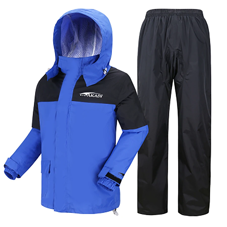 Водонепроницаемый уличный дождевик мотоциклетный брюки костюм для мужчин и