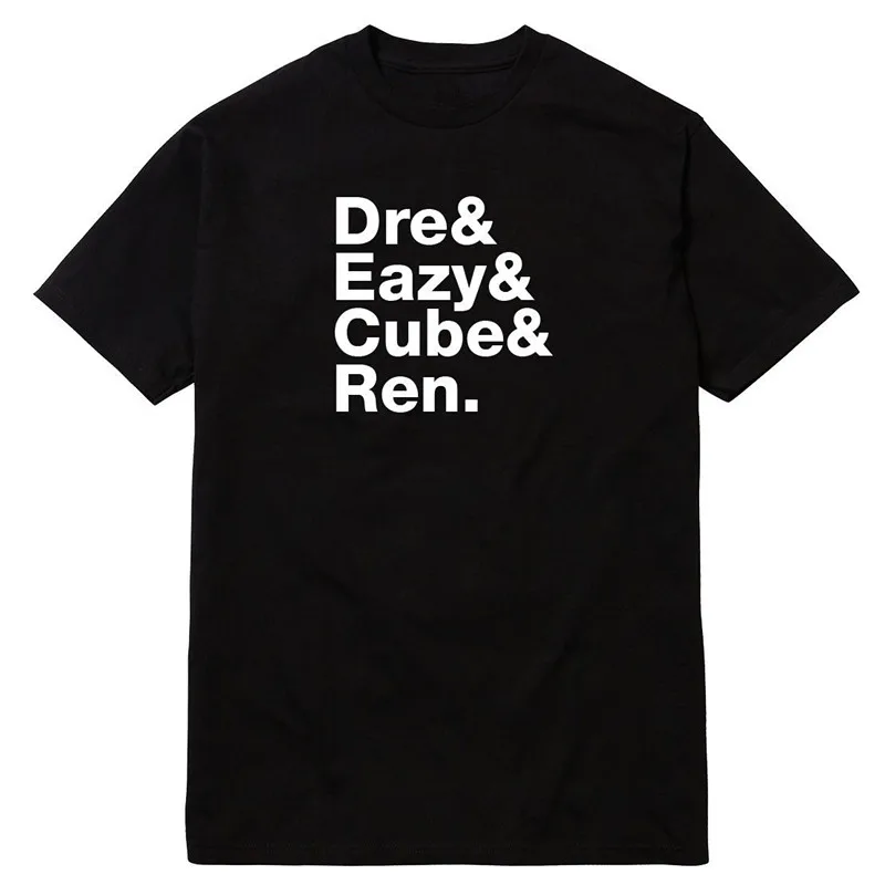 N.W.A. Футболка прямая футболка из Compton Мужская в стиле хип хоп Rap NWA Ice Cube Dr Dre Eazy E DJ Yella