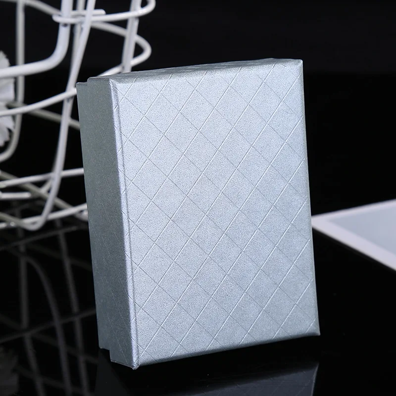 

Rings Necklace Pendant Custom Small Jewelry Box Multiple Colour Rectangular Paper Box Storage Box Case Jewelry Organizer