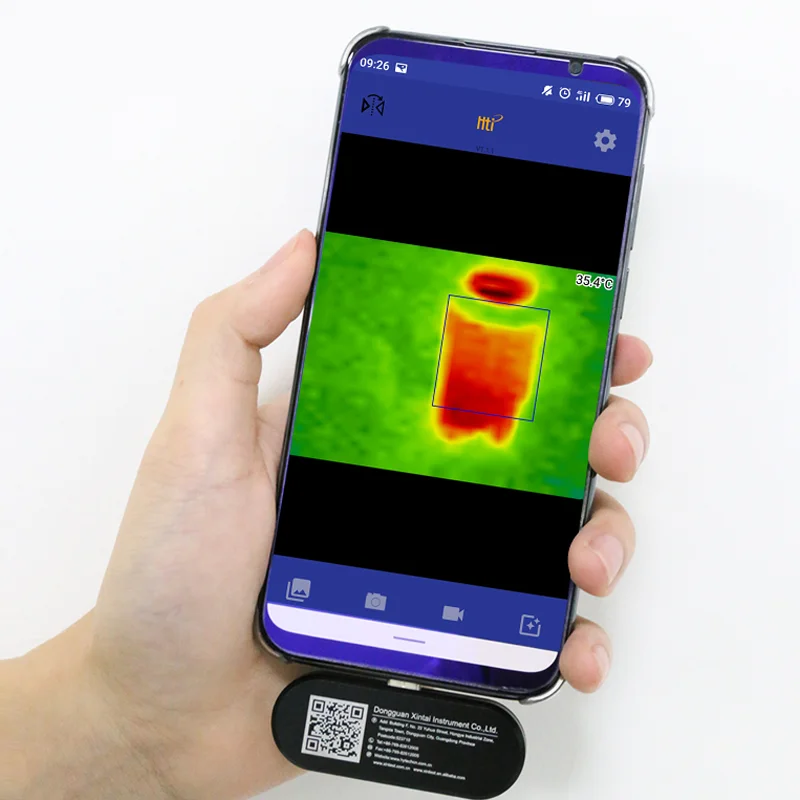 

Thermal imaging temperature sensors industrial thermometer with probe