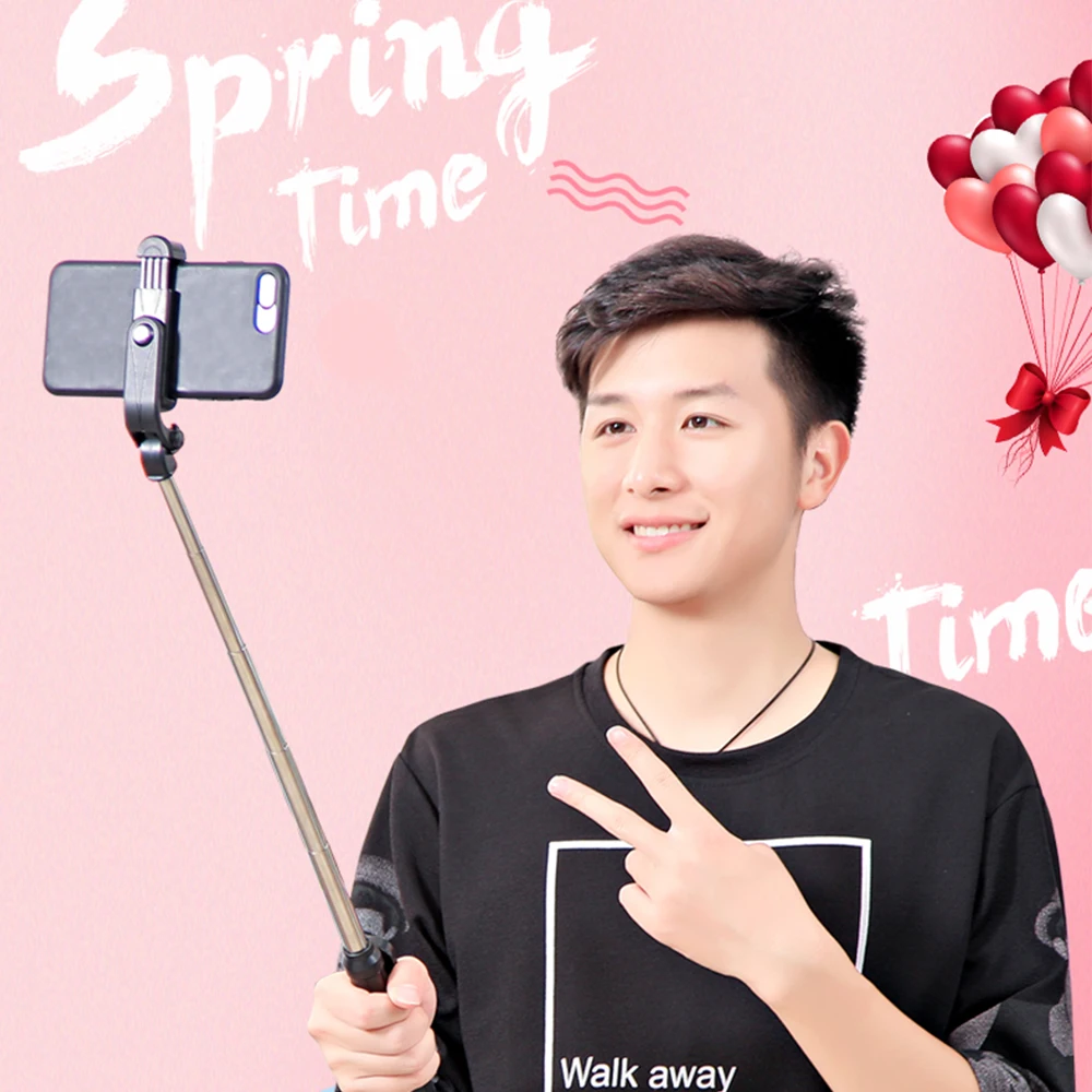 FDBRO Retractable Handheld Tripod Selfie Stick Bluetooth Extendable Monopod Palo Universal for iPhone Samsung HuaWei | Электроника