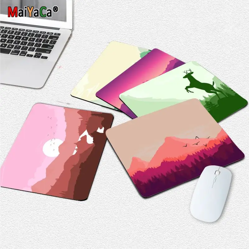 

MaiYa Your Own Mats Deep forest firewatch small Mouse pad PC Computer mat Top Selling Wholesale Gaming Pad mouse