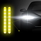 Светоотражающая полоса для кузова автомобиля, наклейки на зеркало заднего вида для Renault, bmw, audi, lada, opel, skoda, mazda, seat, fiat, Renault Megane