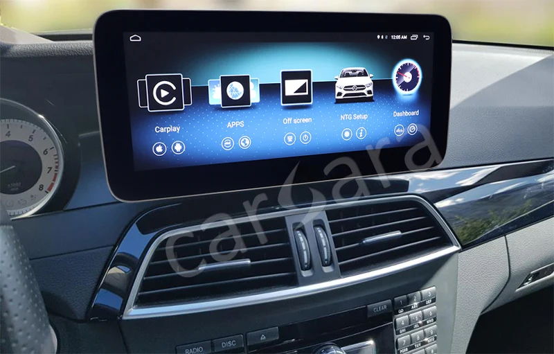 Mercedes навигация обновление W204 11-14 Android Carplay Aftermarket мультимедиа dvd-плеер для C класса видео консоль Facelife