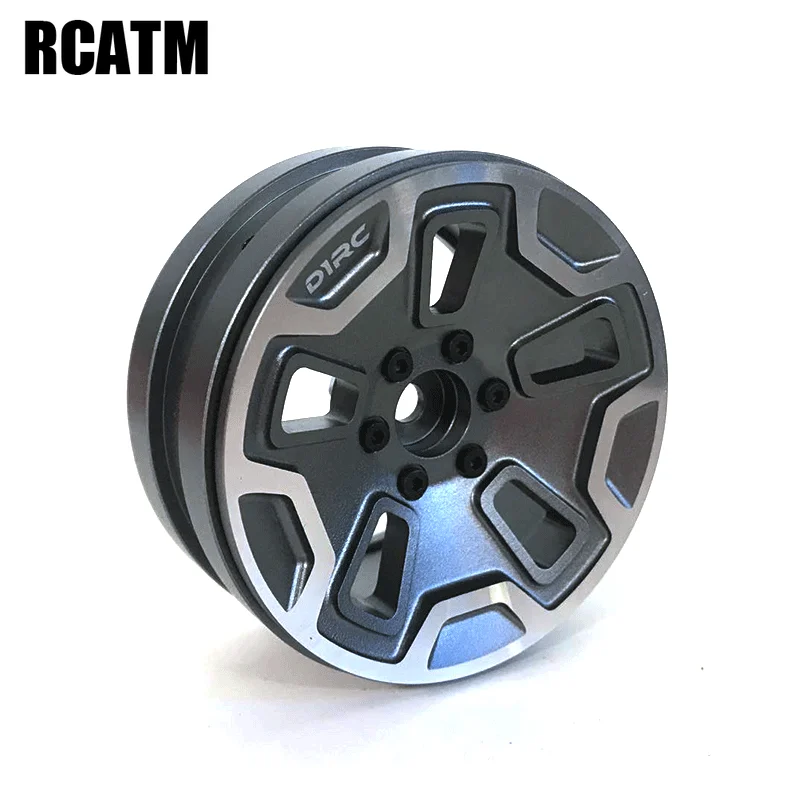 2 шт. CNC металлический сплав дюймов обод колеса Beadlock для 1/10 RC Гусеничный