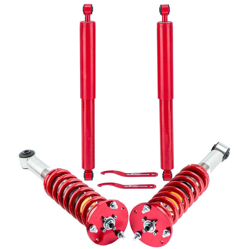 

Coilovershock Struts для Ford F-150 F150 2004-2008 RWD Для Mark LT 06-08 RWD спиральные Пружинные стойки 2WD 4L3Z1814AA Coilover Новинка