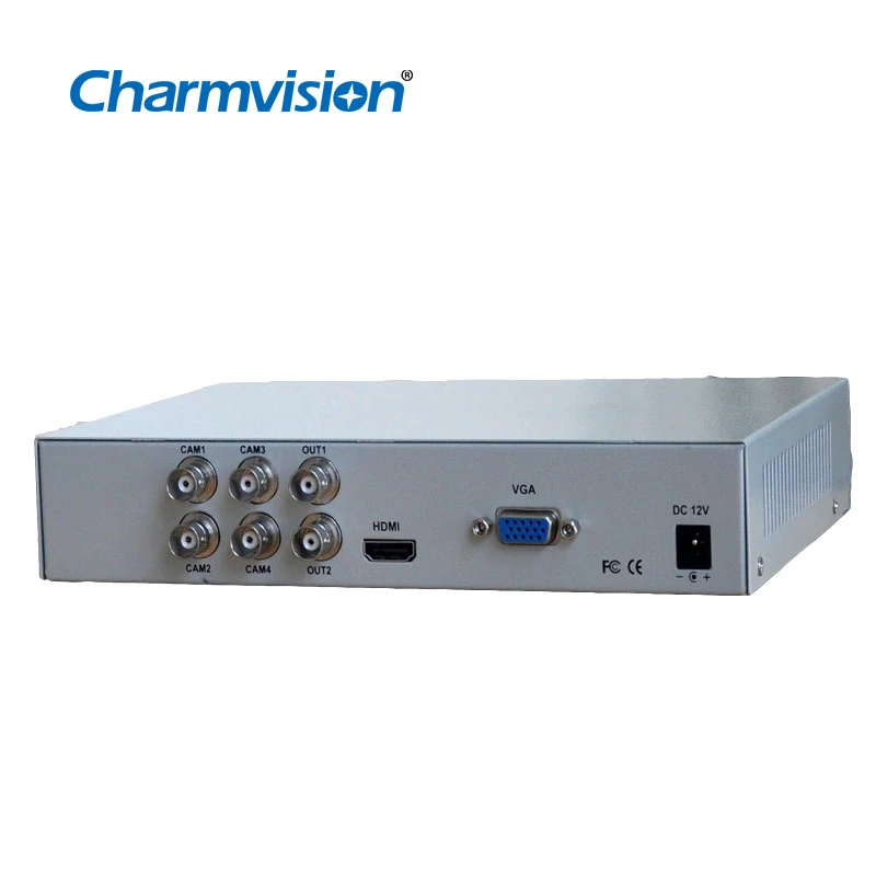 Видеоразветвитель Charmvision VP41AVH 4 монитора коаксиальный HD 1080P BNC TVI AHD CVI 4-экранный VGA