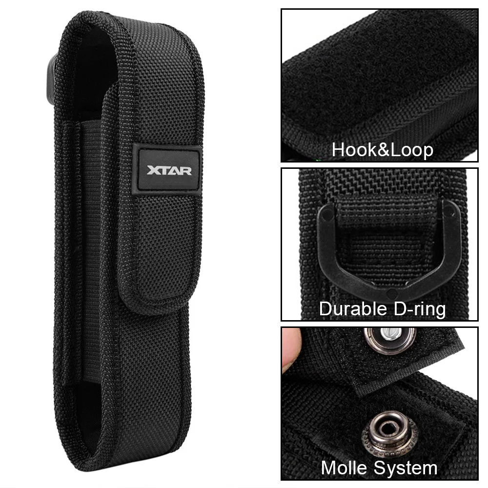 Airsoftsports MOLLE нейлон фонарик Чехол тактический бой Портативный легкий eletronic факел сумка Открытый инструмент утилита
