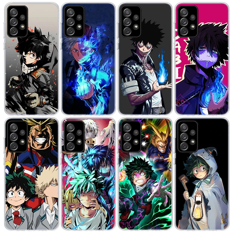 

Чехол для телефона аниме Моя геройская Академия для Samsung Galaxy A70 A50 A40 A30 A20E A10 A80 Note 20 Ultra 10 Lite 9 8 A7 A6 Plus A8 A9 Cov