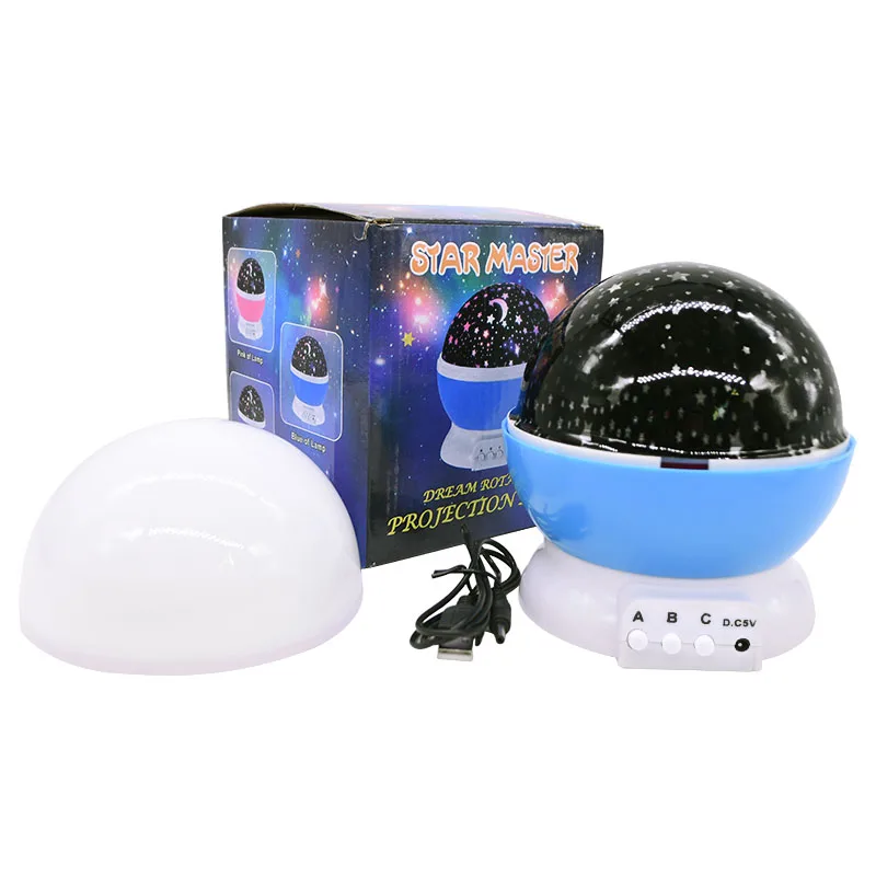 

Star Moon Projector Lamp LED Rotating Night Light USB Romantic Starry Galaxy Table Lamp For Baby Kids Bedroom Nursery Nightlight