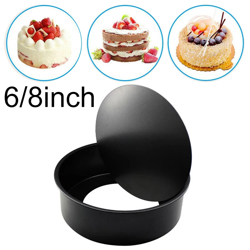 1x круглый пирог для выпечки Оловянная сковорода форма хлеба пластина