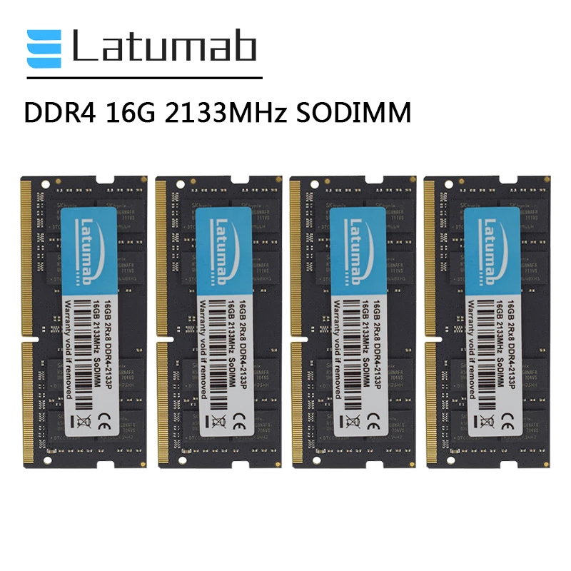 Latumab RAM DDR4 16GB 32G 2133MHz Память ноутбука PC4 17000 SODIMM память 260Pins 1 2 V модуль памяти