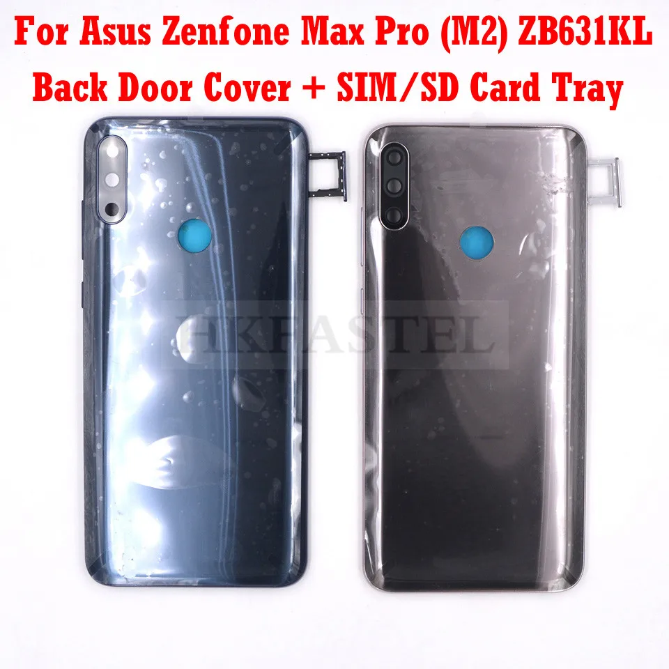 Новый оригинальный корпус ZB631KL для Asus Zenfone Max Pro (M2) задняя крышка аккумулятора сим