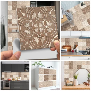 Мраморная матовая плитка, 10152030 см, наклейки на пол, на стену, для кухни, шкаф для ванной комнаты, Нескользящие утолщенные настенные наклейки из ПВХ