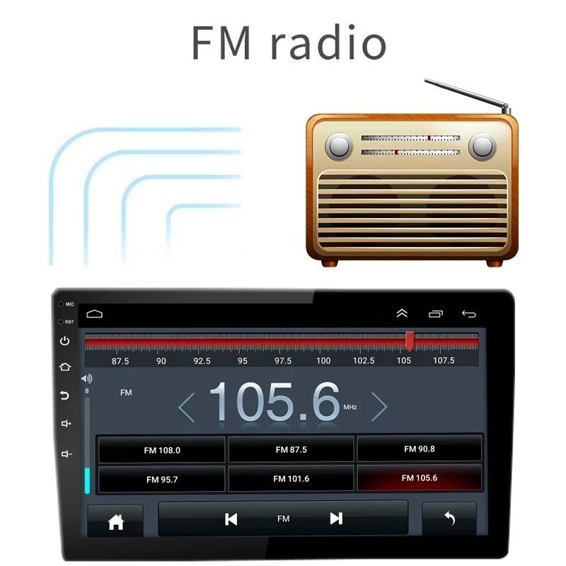 

Android 9.1 2.5D Car Radio Multimedia Video Player GPS Navigation Multimedia for Lada VESTA 2015-2019 1+16G