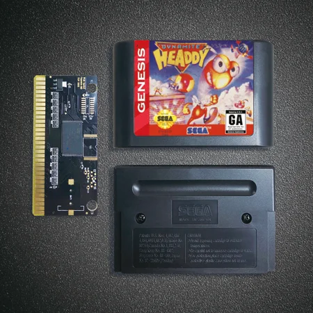 Динамит Headdy 16 бит MD карточная игра для Sega Megadrive игровой консоли картридж|Запасные
