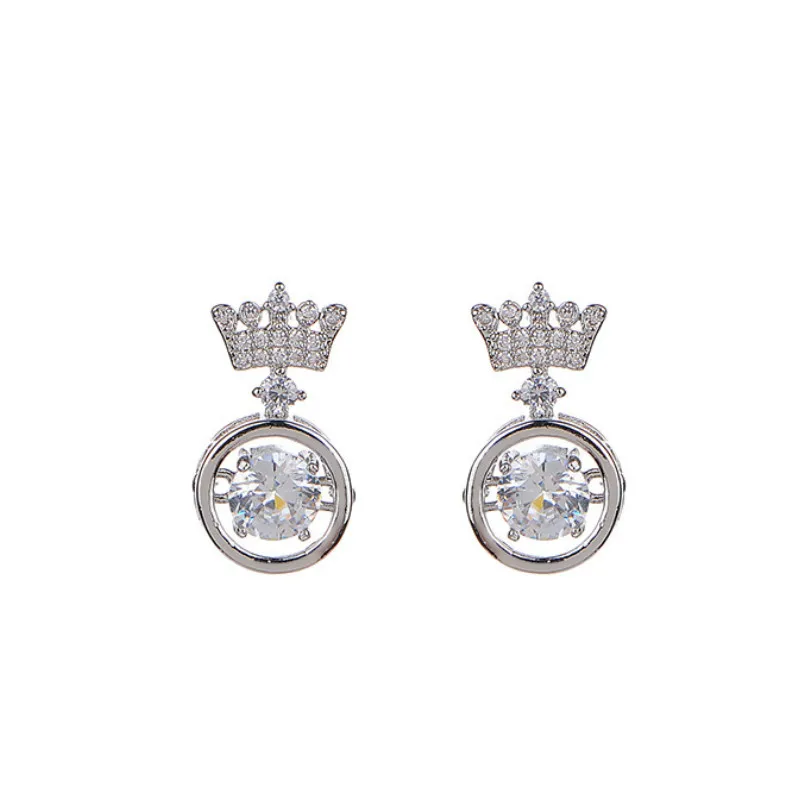 

Dubai Fashion Jewelry Charm Bridal Earrings Wedding Crystal Jewelry Indian Party Women Accessories Birthday Gift