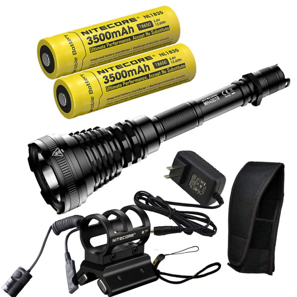 NITECORE MH40GTR 1200 люмен Ультра большой диапазон 1004 м охотничий фонарик Тактический