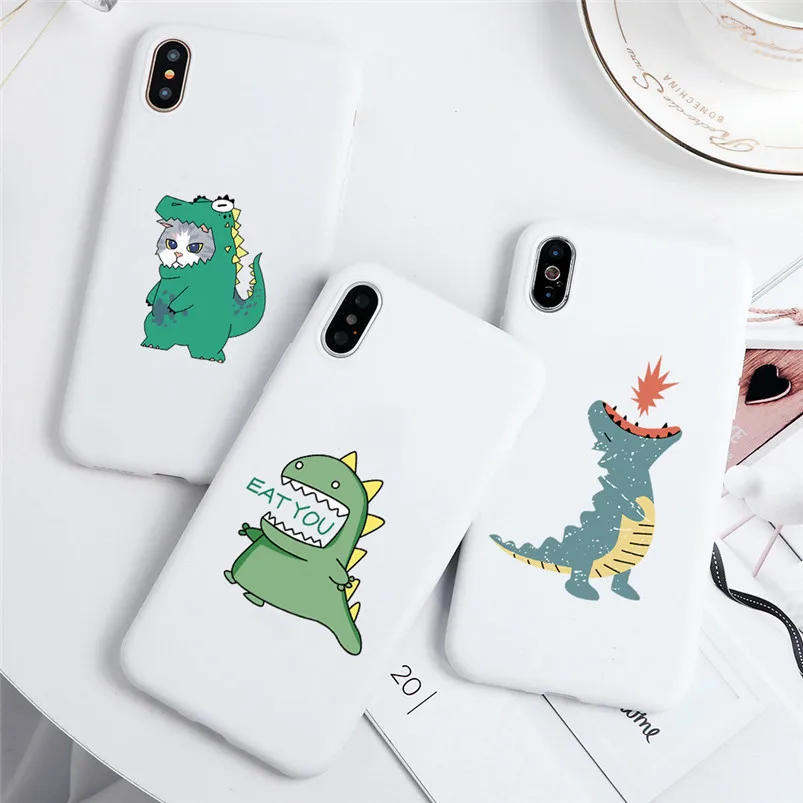 Милый Матовый Мягкий ТПУ чехол для телефона iPhone XR X XS Max 5 5S SE 7 8 6 6S Plus силиконовый 11