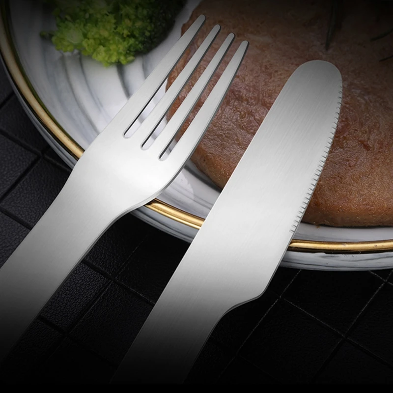 Дорожные столовые приборы с портативной коробкой набор столовых приборов из