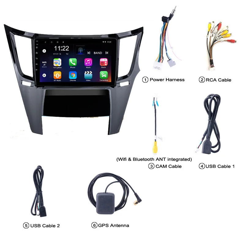 

2 Din 2G+32G Android 8.1 WIFI For Subaru Outback RHD 2010-2016 Car Radio Multimedia Video Player Navigation GPS FM Head Unit