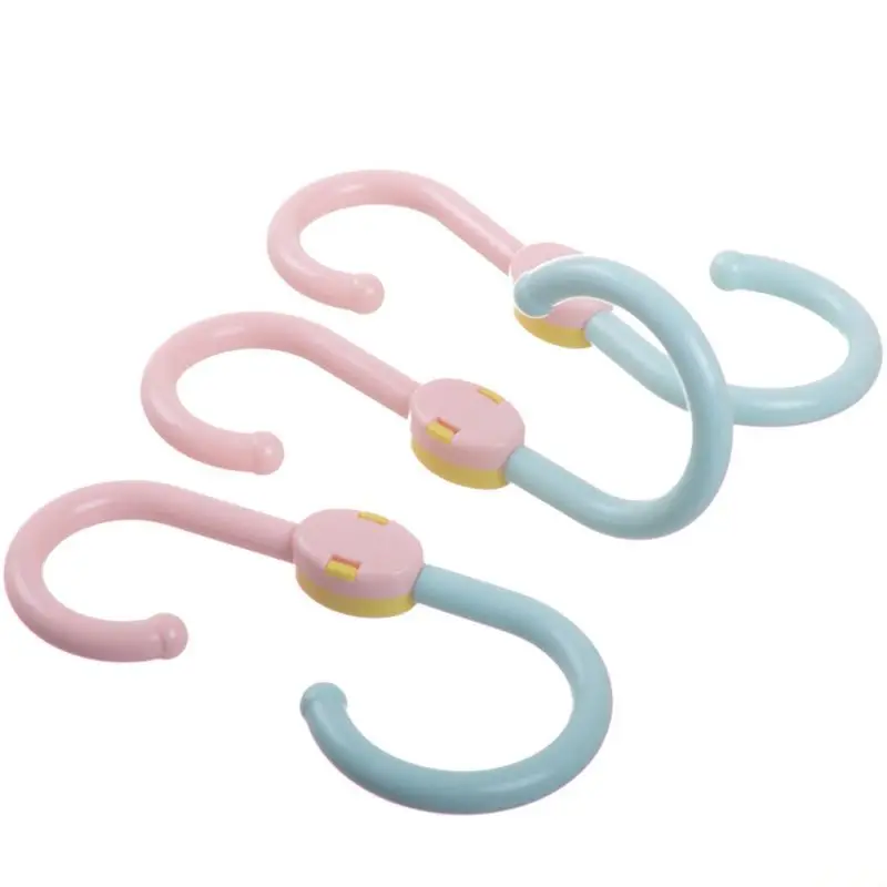 Japan Origional Product Import-Steering S-shape Hook 3 Pieces Rotatable Clothes | Обустройство дома