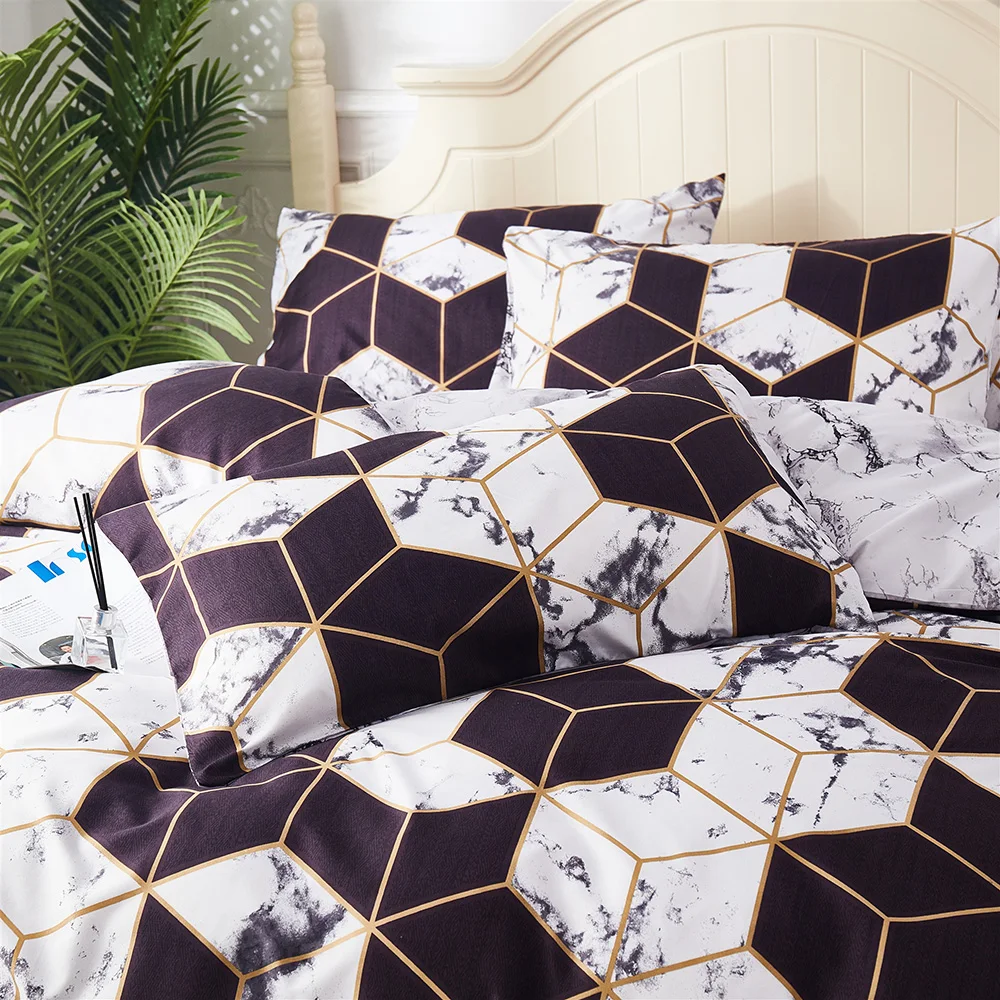 Роскошный комплект постельного белья большого размера Классический Благородный