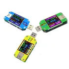 USB-тестер UM25CUM25 UM34UM34C UM24CUM24, вольтметр-амперметр постоянного тока, измеритель заряда аккумулятора
