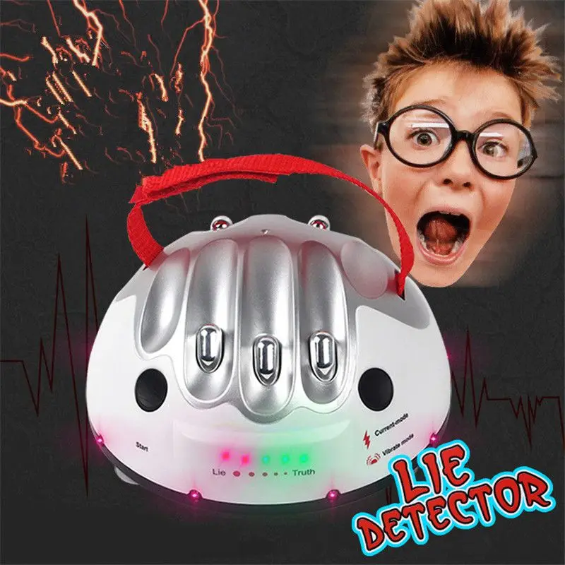 

Miniature Electric Shock Lie Detector, Party Truth or Dare, Vibrating Current Dual Mode Toy prank toys free shiping items