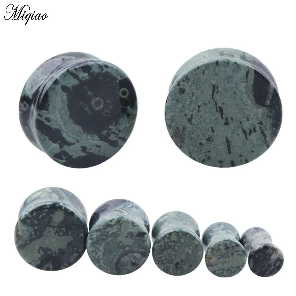 

Miqiao 2pcs Explosive New Product Natural Green Eye Stone Earrings 5mm-25mm Exquisite Human Body Piercing Jewelry