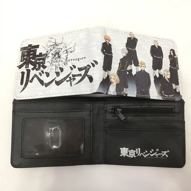 

Tokyo Revengers Wallets Fashion Small Purse PU Leather Card Holder Coin Bag Cartoon Anime Wallet for Boys Girls Birthday Gifts