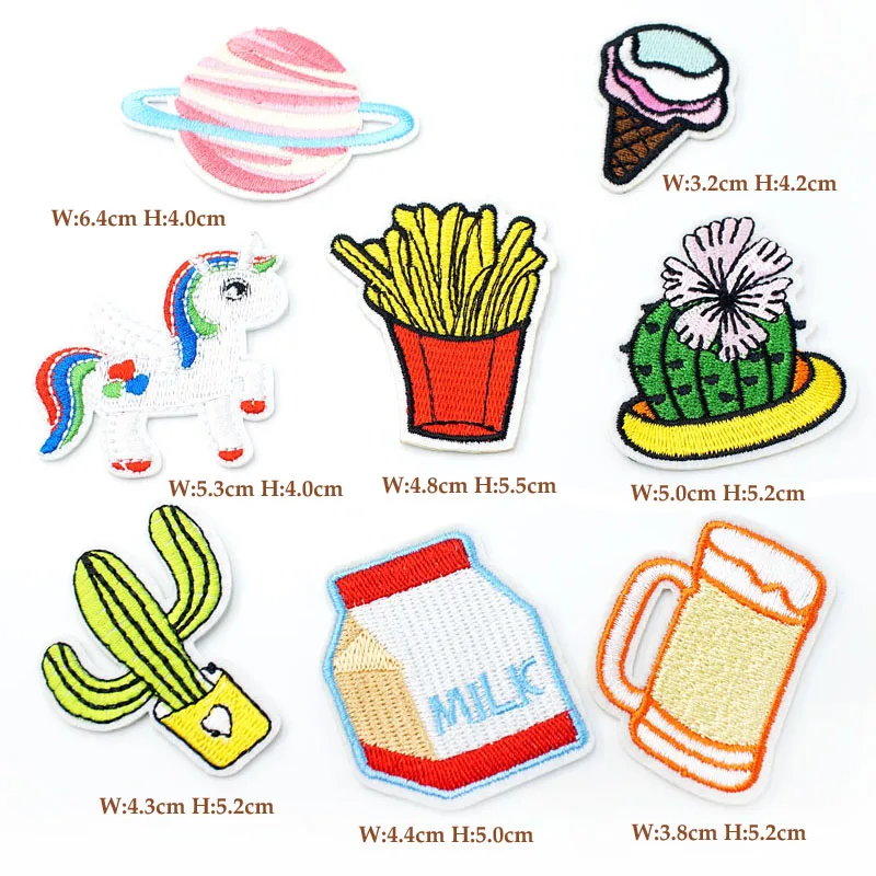 8 шт./лот Жетоны из пивной ткани с изображением лошади планеты одежда для шитья