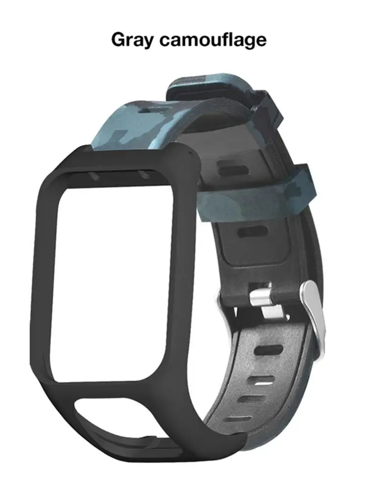 Многоцветный силиконовый сменный Браслет для часов Ремешок для TomTom Runner 3 TOMTOM Adventurer Smart Watch Band