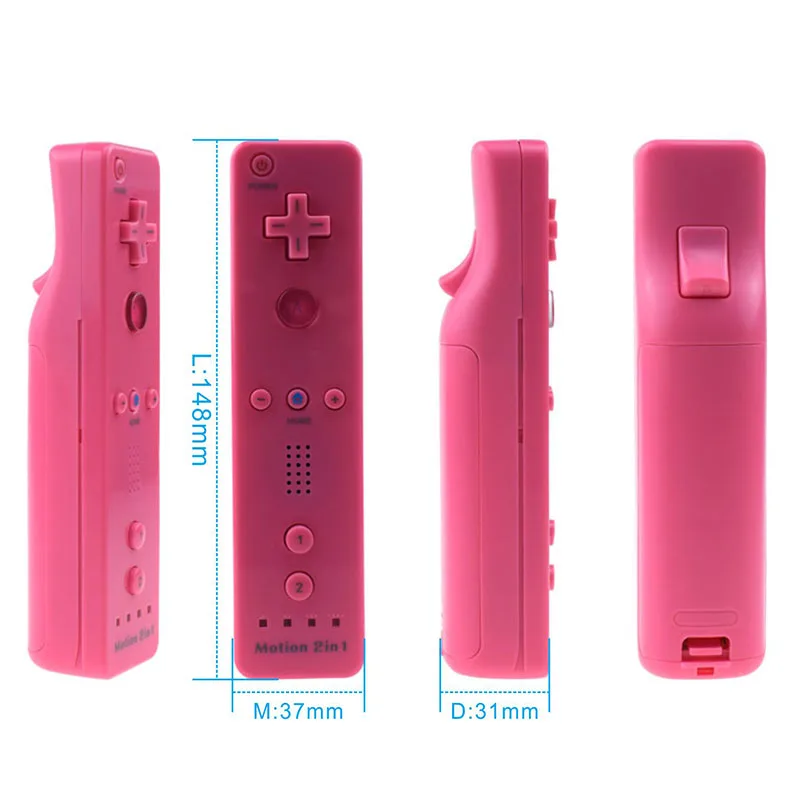 2in1 Nunchuck  with Motion Plus For Nintend Wii Game Remote Controller Joystick images - 6