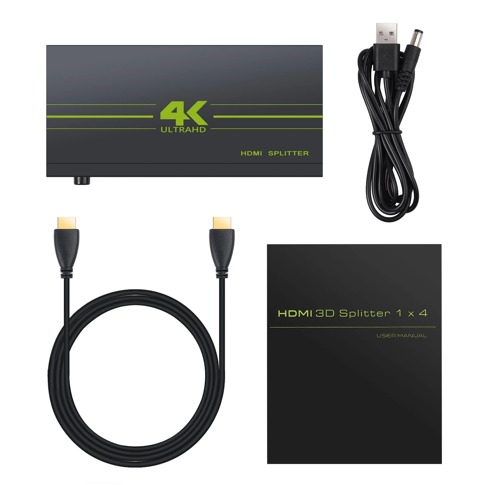 Разветвитель LiNKFOR Ultra HD 4K x 2K HDMI 1 в 4 выхода распределитель сигнала поддержка 1080P 3D