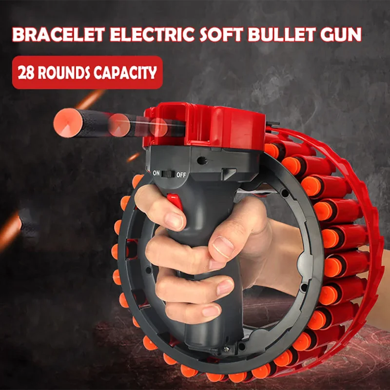 

Bracelet Electric Soft Play Gun Series Chuck EVA Soft Simulation Boy Play Outdoor Toy Guns Nerf Gun Darts Outdoor Fun & Sports