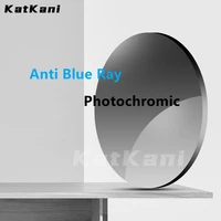 katkani 1 561 611 671 74 photochromic and anti blue light aspherical lens chameleon myopiahyperopiaprescription lens 1 pair