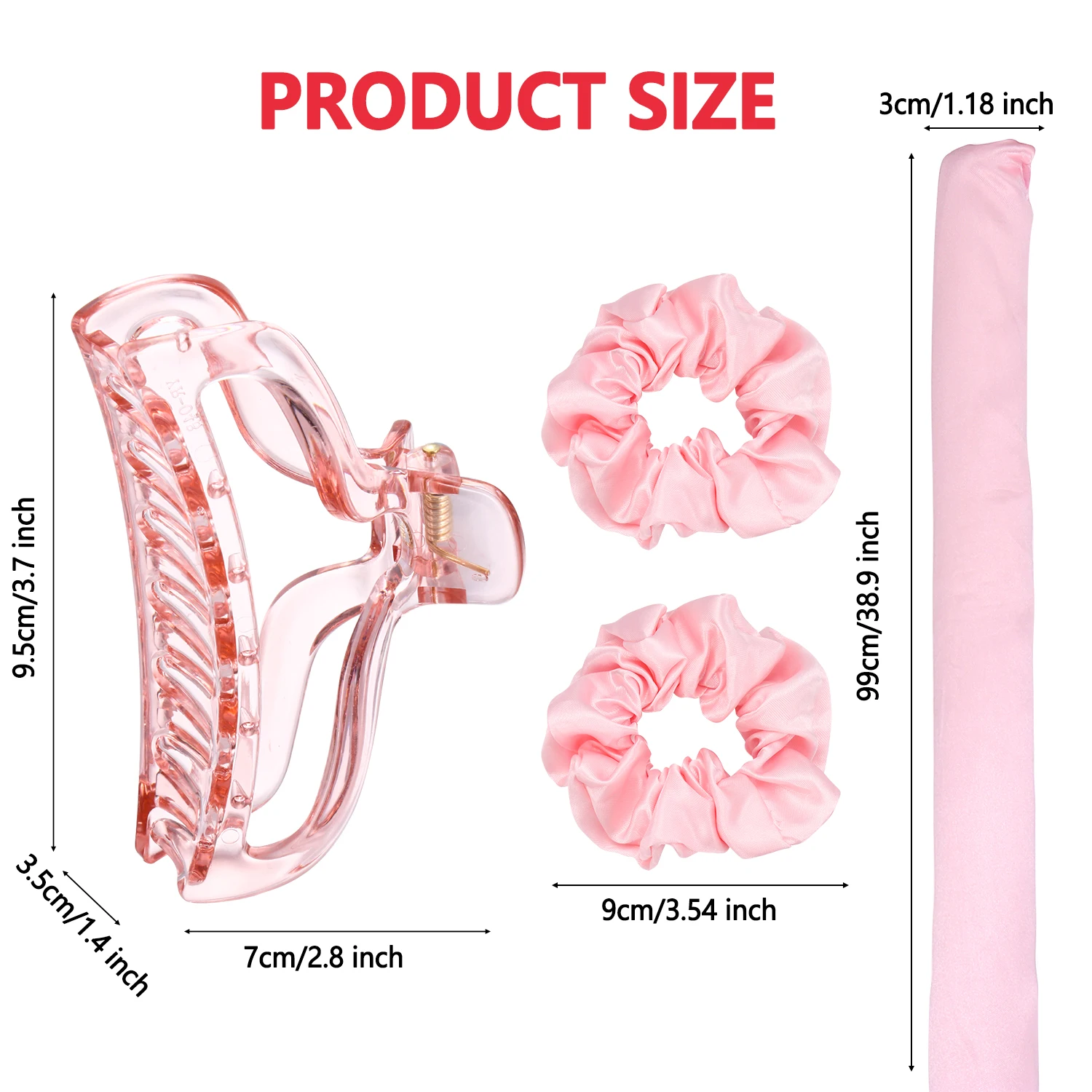 

Heatless Curling Rod Headbands Hair Roller Silk Curling Ribbon Silk Curling Ribbon Heatless Hair Curling Ribbon Make Hair Curler