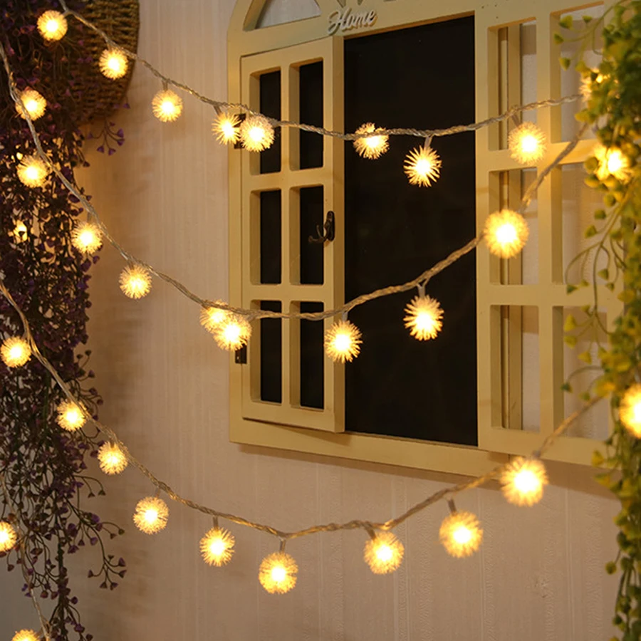 

Snowflake String Light 10M 20M 30M 50M Outdoor Edelweiss Festoon Christmas Fairy Light Garland Light for Wedding Party Decor