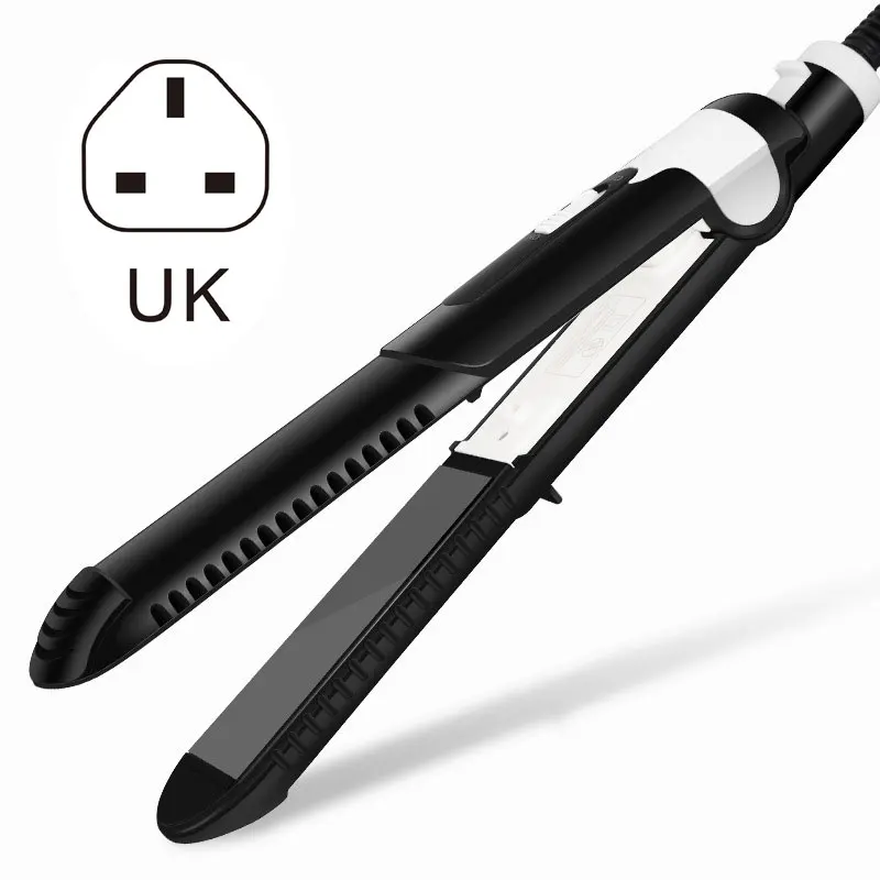 Антистатический Керамический выпрямитель и щипцы для завивки 2 в 1 двойное