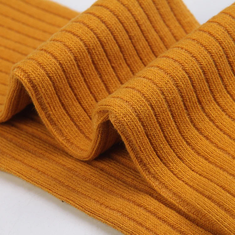 Новинка женские спортивные длинные гольфы полосатые однотонные хлопковые