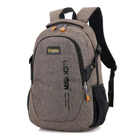 2021 fashion new high quality solid color students school bag male female polyester laptop school backpack for men women
