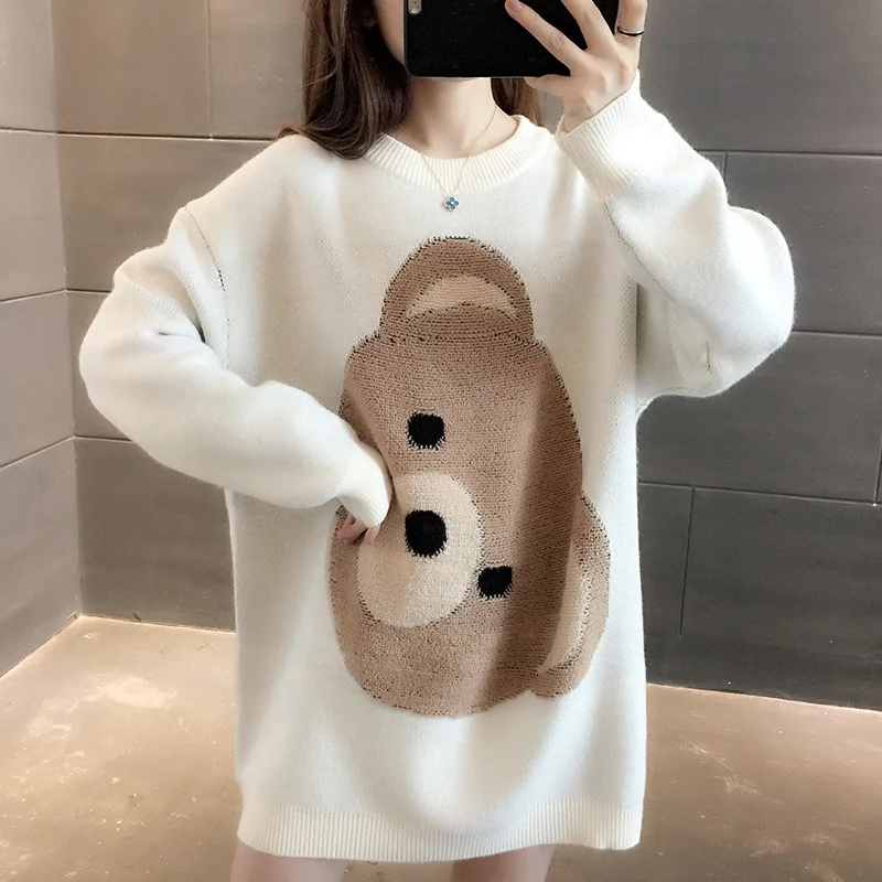 

2020 new winter clothes women's sweater women's thick autumn and winter explosions loose outer wear bottoming shirt jacket Joker