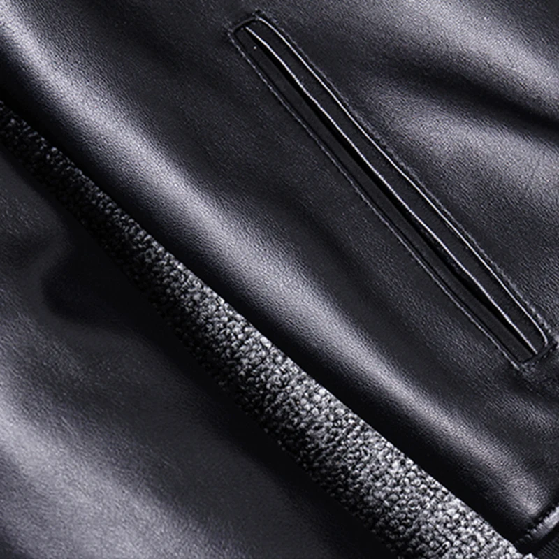 

Aviation Genuine Leather Short Bomber Jacket Men Pilot Sheepskin Real Leather Jacket Slim Large Size 5XL Coats Veste Cuir Homme