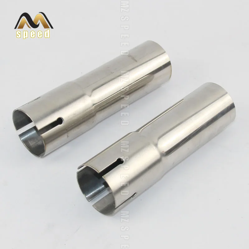 

1pcs car Accessories 304 stainless steel pipe Exhaust pipe reducing joint Large to small size Universal muffler sleeve