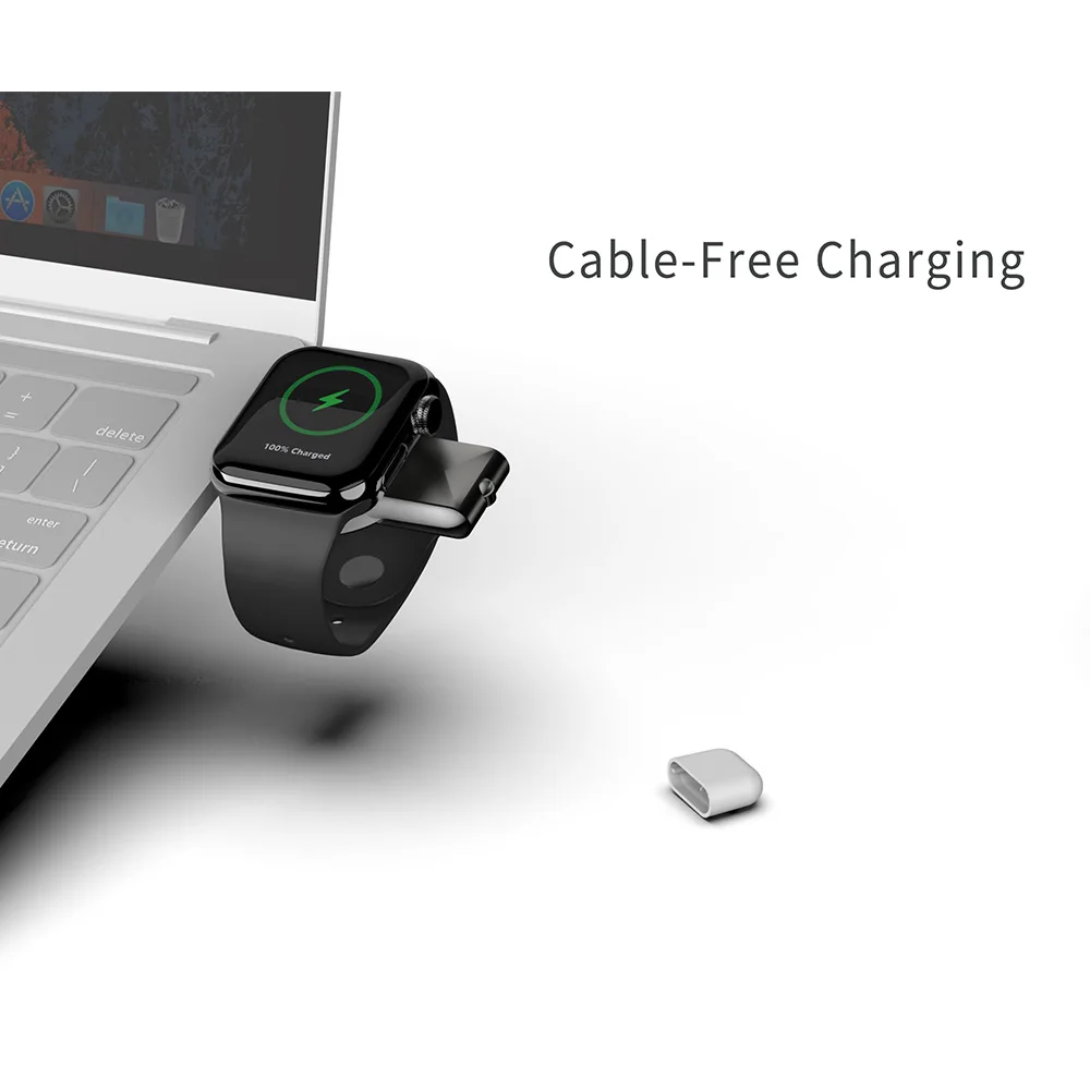 bonola usb magnetic watch charger for apple watch 7 6 se 5 4 3 2 fast portable magnet watch charging for iwatch series 7 6 free global shipping